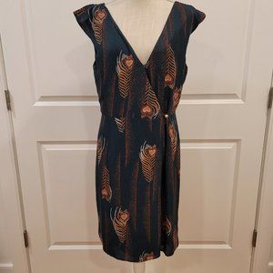 CORY Multicolor Semi Wrap dress, Size 10